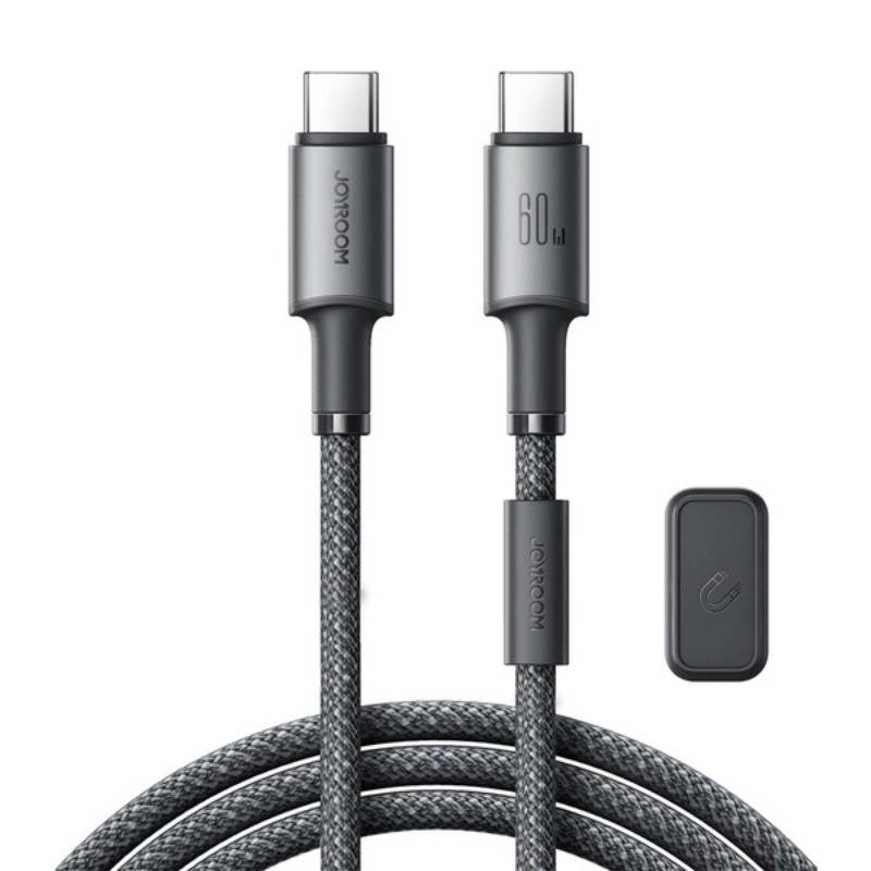 Joyroom Cabo trançado Ben Series 60 W USB‑C para USB‑C 1 m (Branco) - Item
